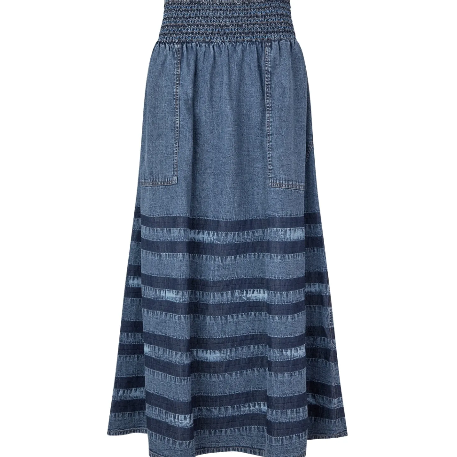 Amond Denim Maxi Skirt