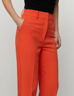 Ann Mandarin Red Trousers