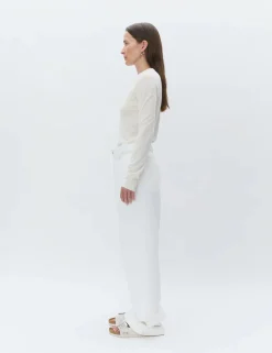 Annabelle Ivory Merino Top