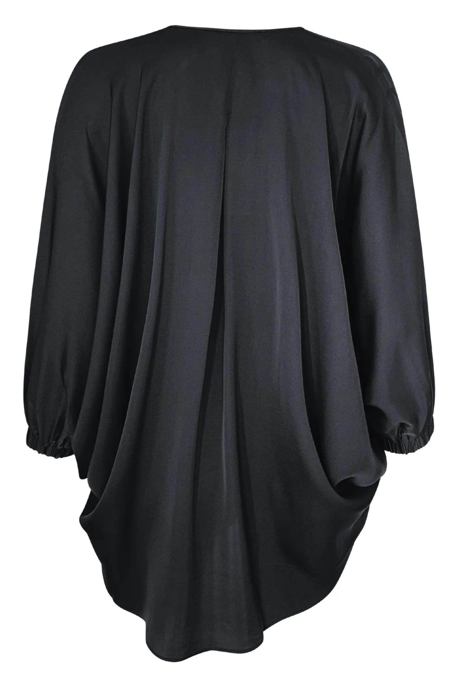Austin black silk top