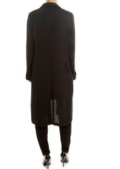 Black 'Notch Collar' Jacket