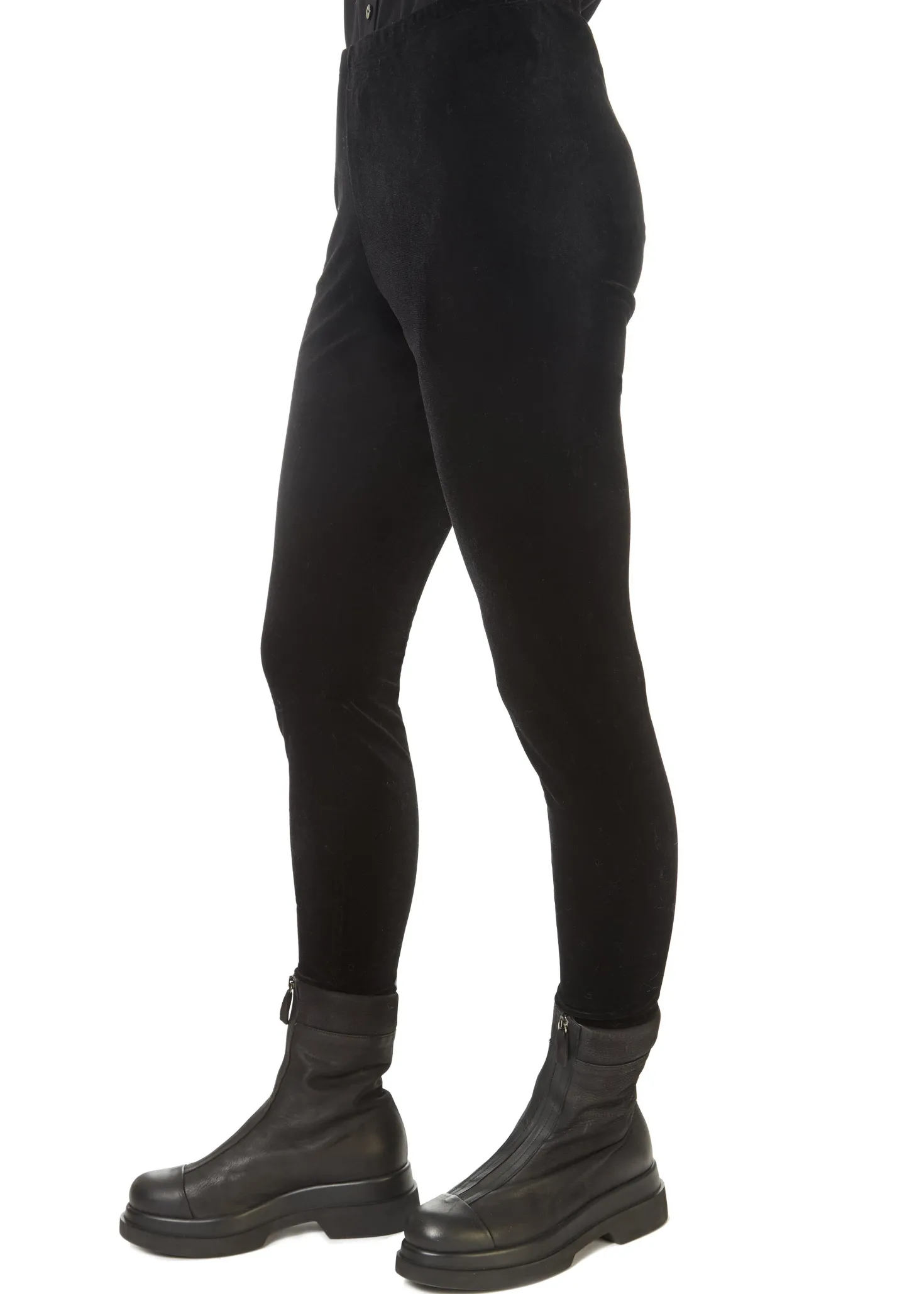 Black Velvet Leggings