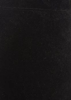 Black Velvet Leggings