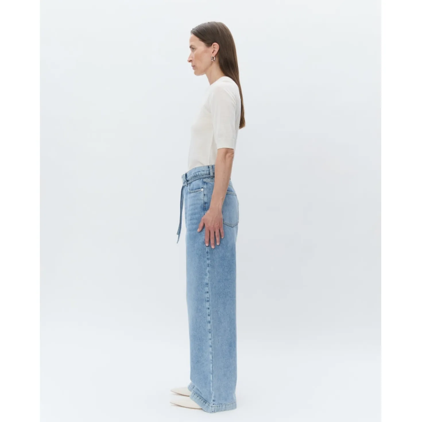Carolina Ivory Merino Top