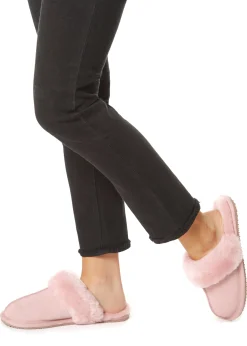 Classic Baby Pink Sheepskin Slippers
