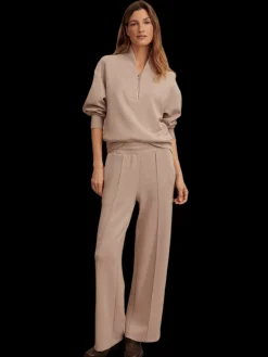 Davidson Taupe Marl Zip Top Sweat