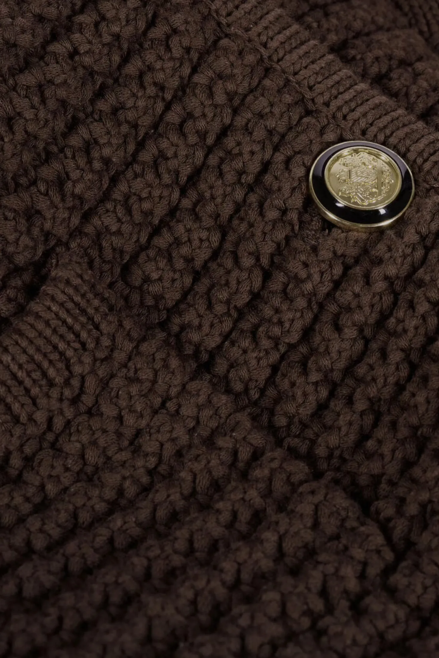 Gaspard Chocolate Knit Cardigan