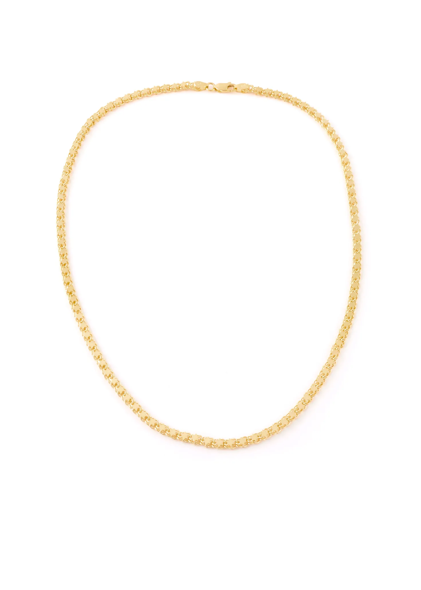 Gold Chunky Star Chain Necklace