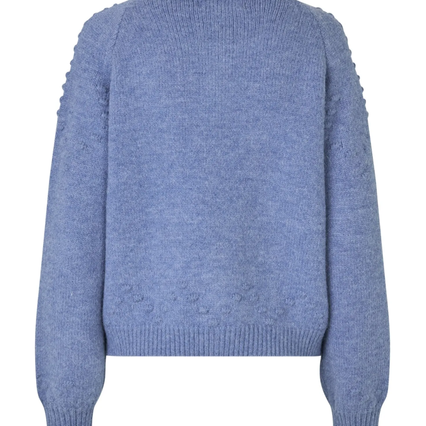 Gracelynn Blue Melange Knit Cardigan