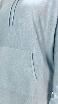 'Harper' Pastel Blue Hoodie