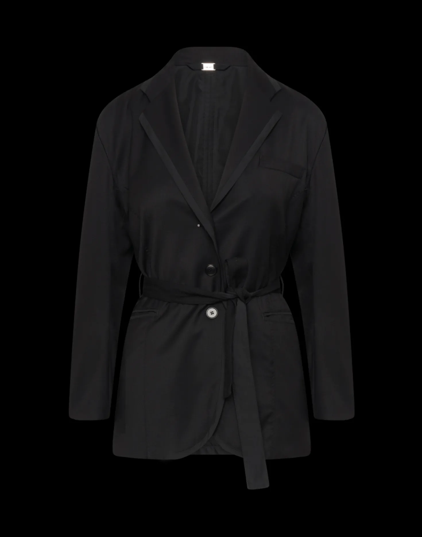 High Talent Belted Blazer Black