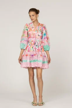 Jardin Magnifique Floral Short Dress
