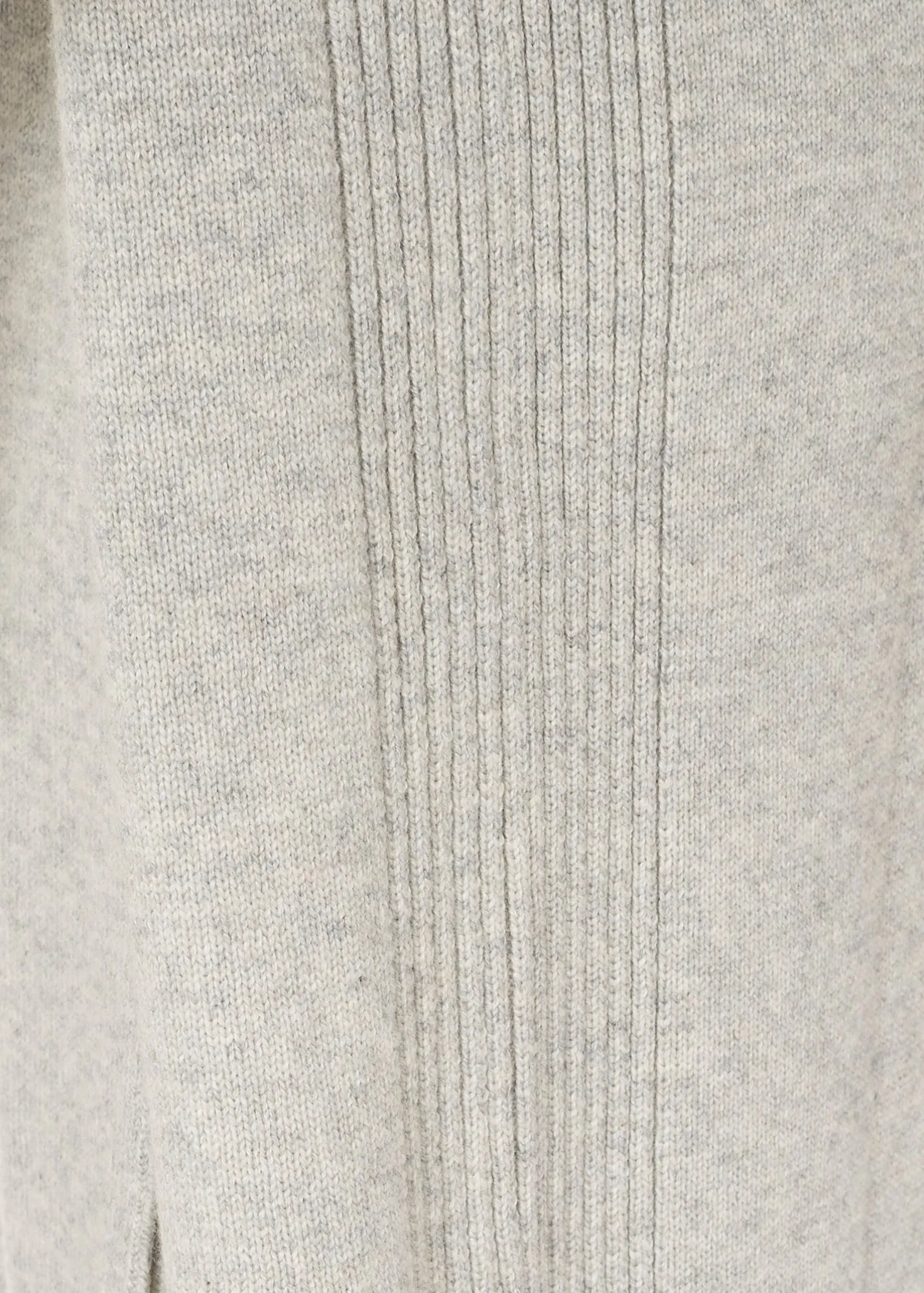 Jess Silver Grey Wool Long Cardigan