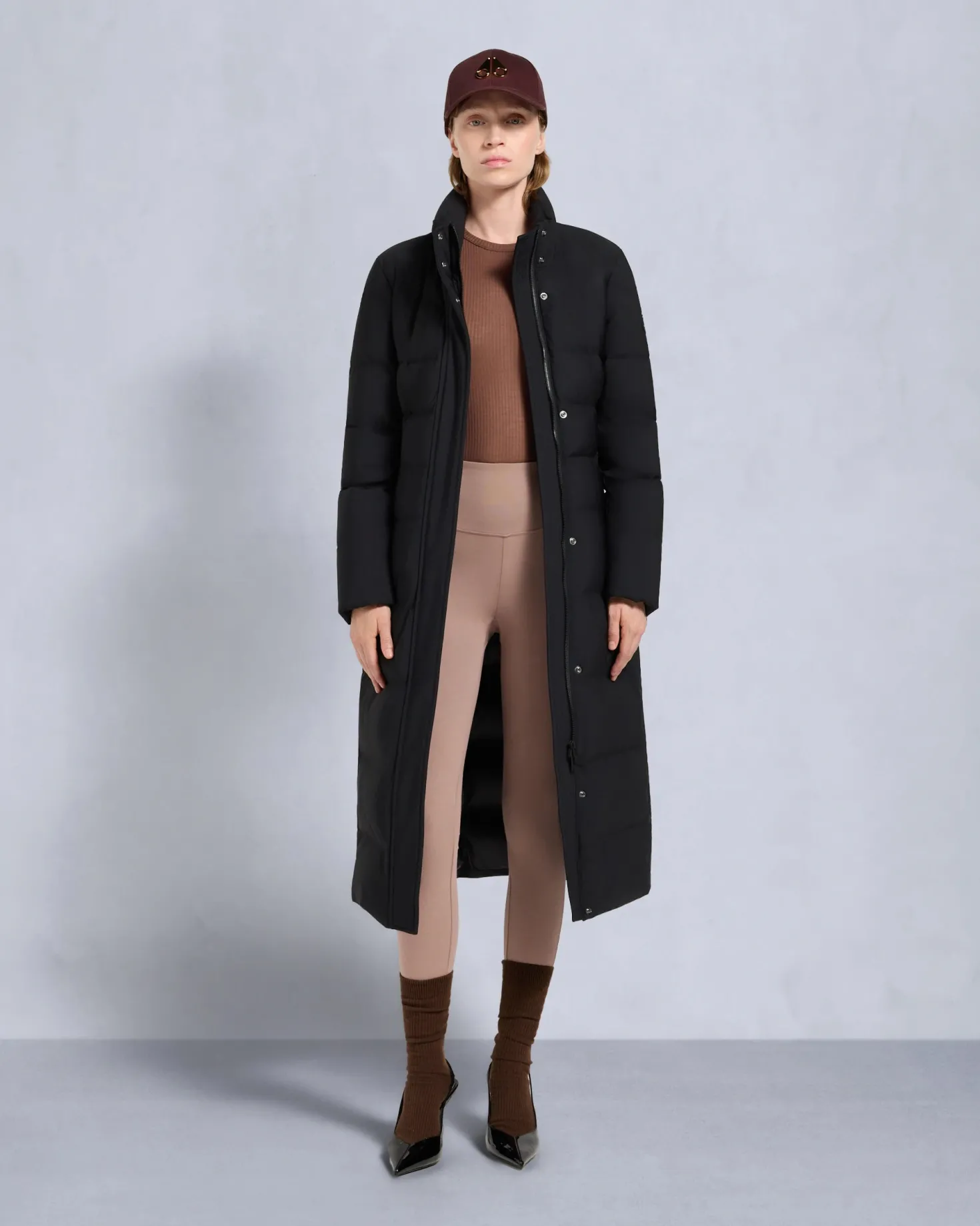 Jocada Black Puffer Coat