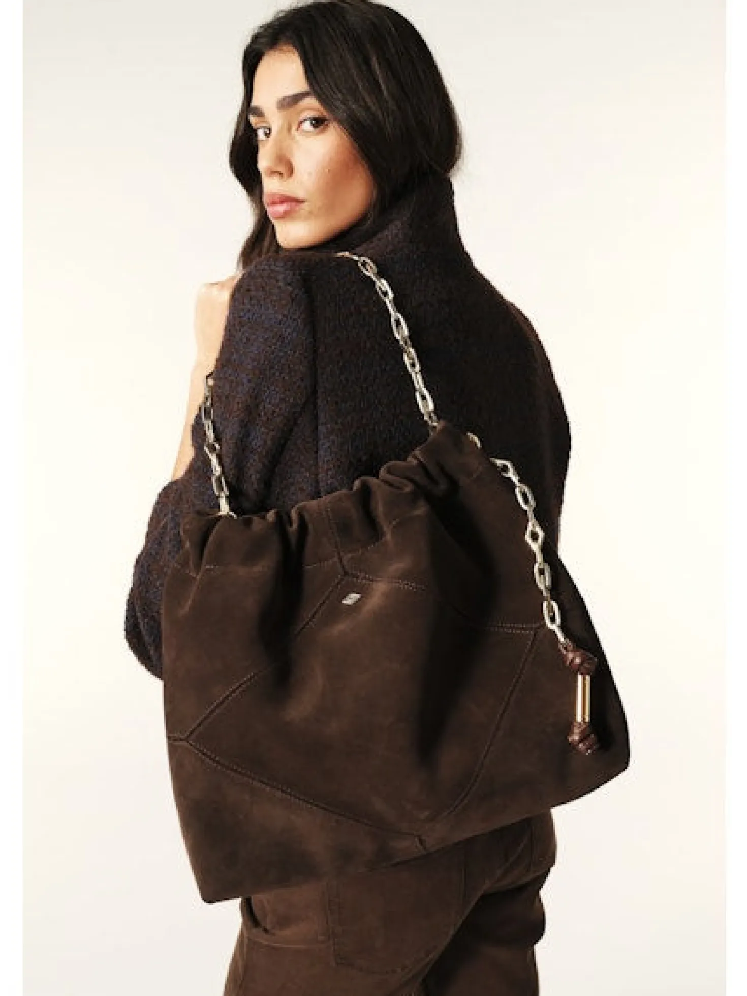 June Tote Bag Chocolate Brown