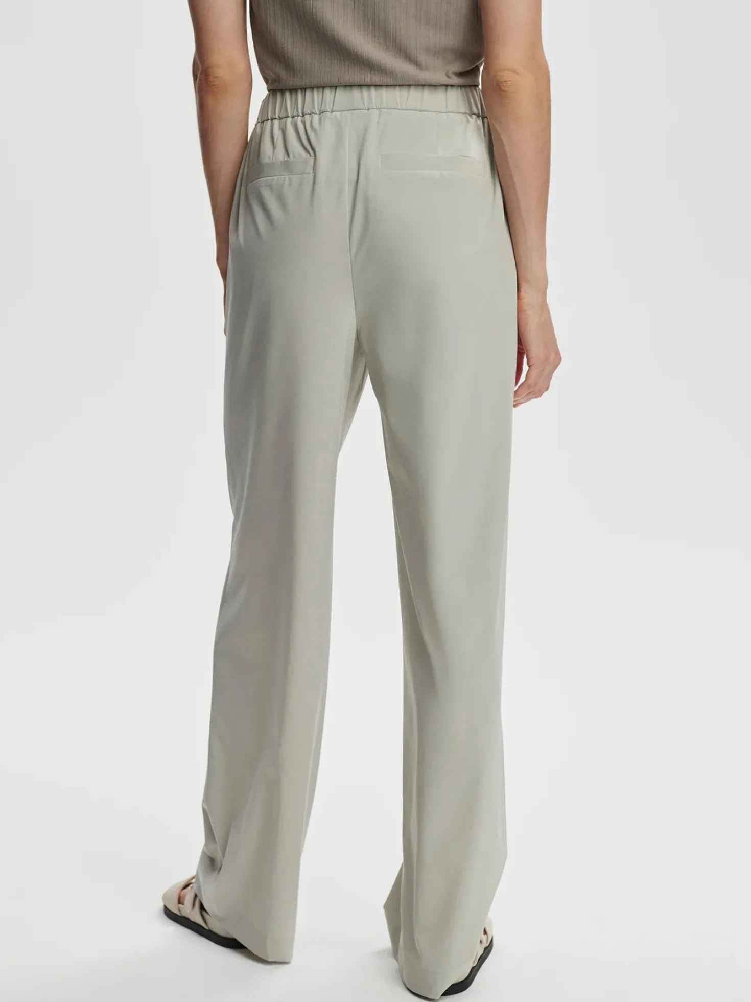 Kayson Sage Grey Wide Leg Pant 29.5"