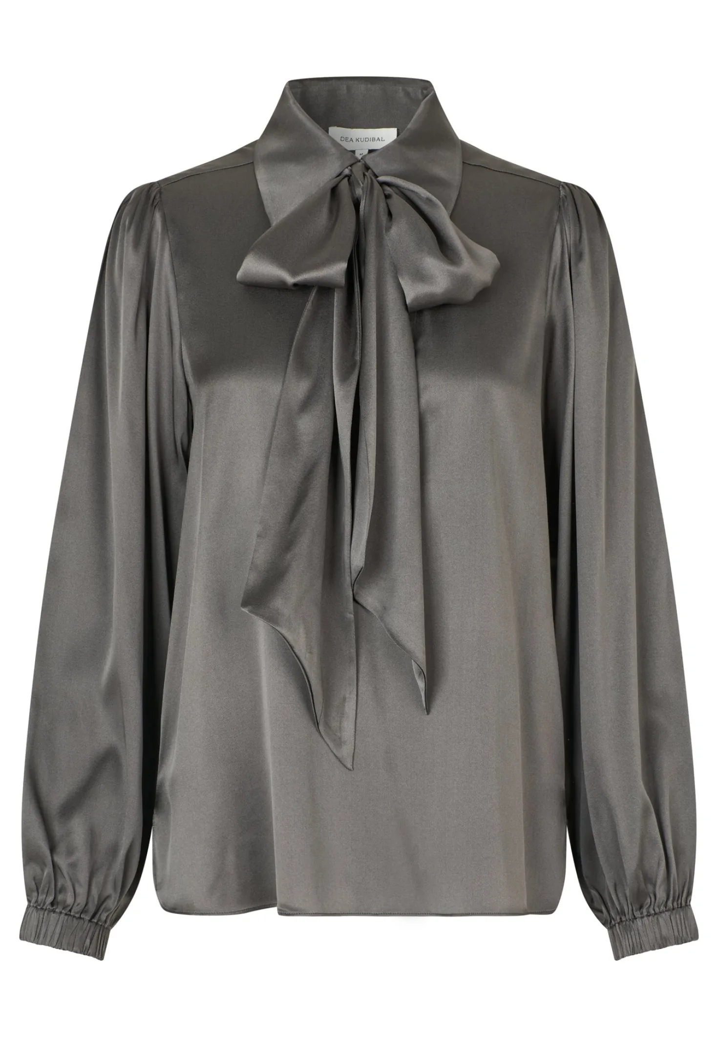 Kikki Anchor Grey Blouse with Bow