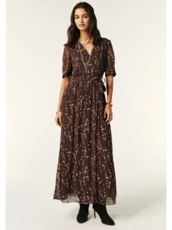 Kris Brown Print Dress