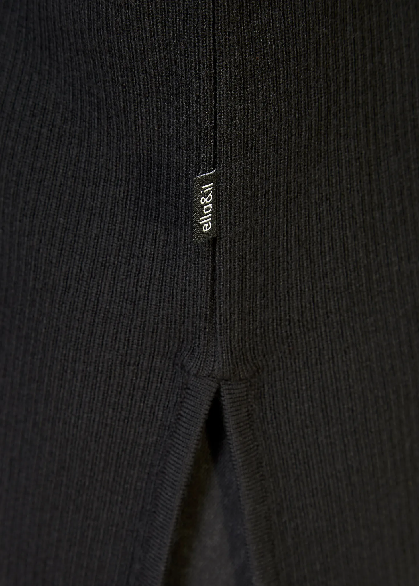 'Krisy' Black Merino Sweater