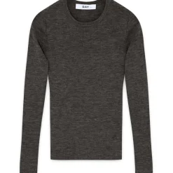 Mariana Expresso Melange Daily Elements Ribbed Sweater