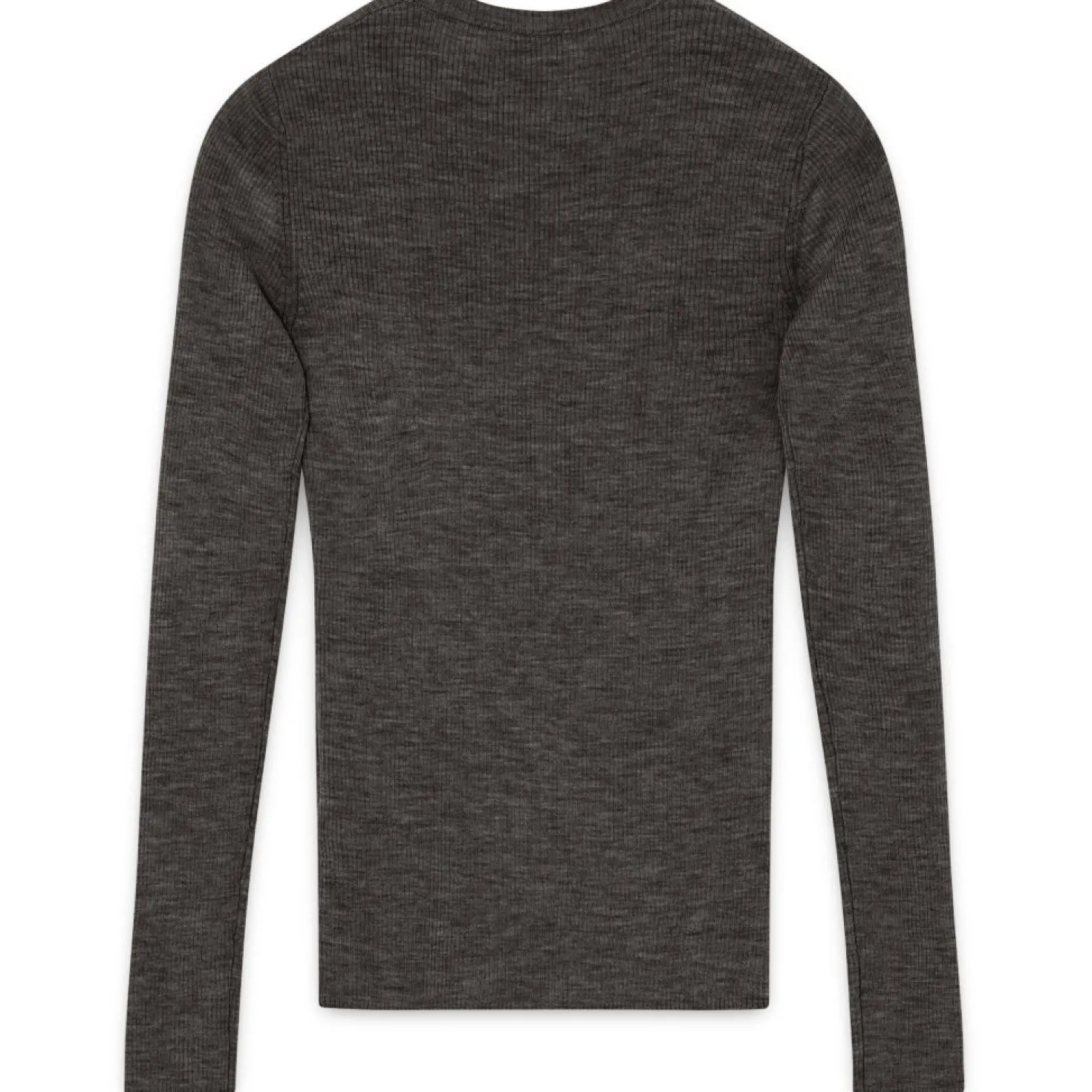 Mariana Expresso Melange Daily Elements Ribbed Sweater