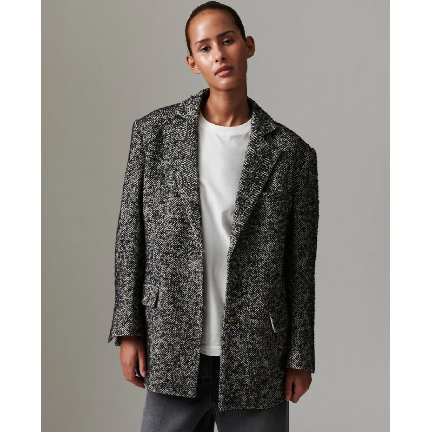 Martha Slub Wool Blazer