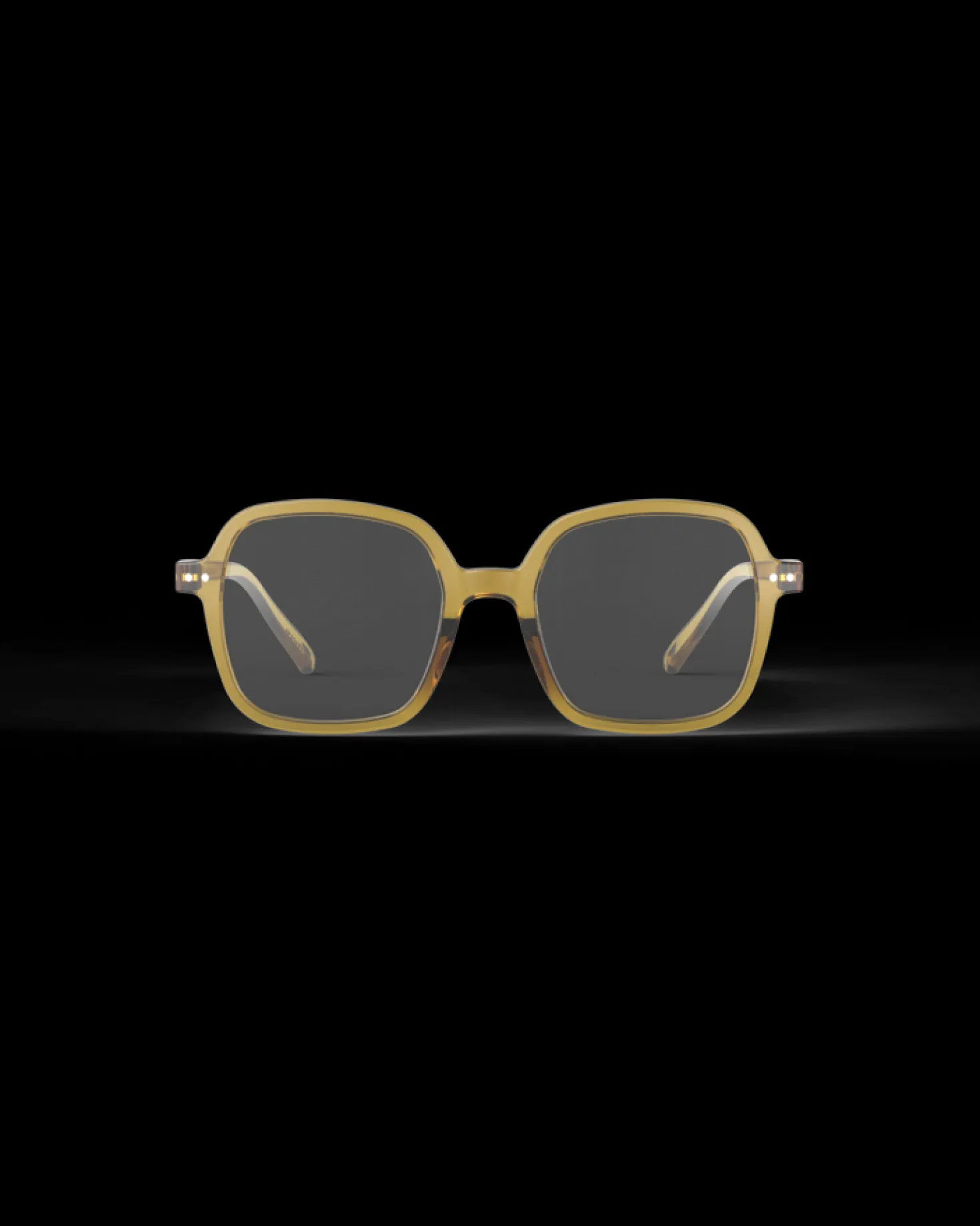 Office Golden Green Reading Glasses