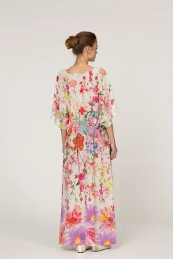 Peony Jardin Magnifique Silk Dress