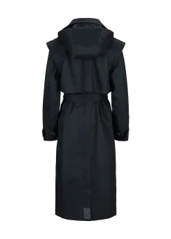 Regndrape Waterproof Black Trench Coat