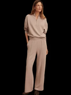 Taupe Marl Wide Leg Pant 30
