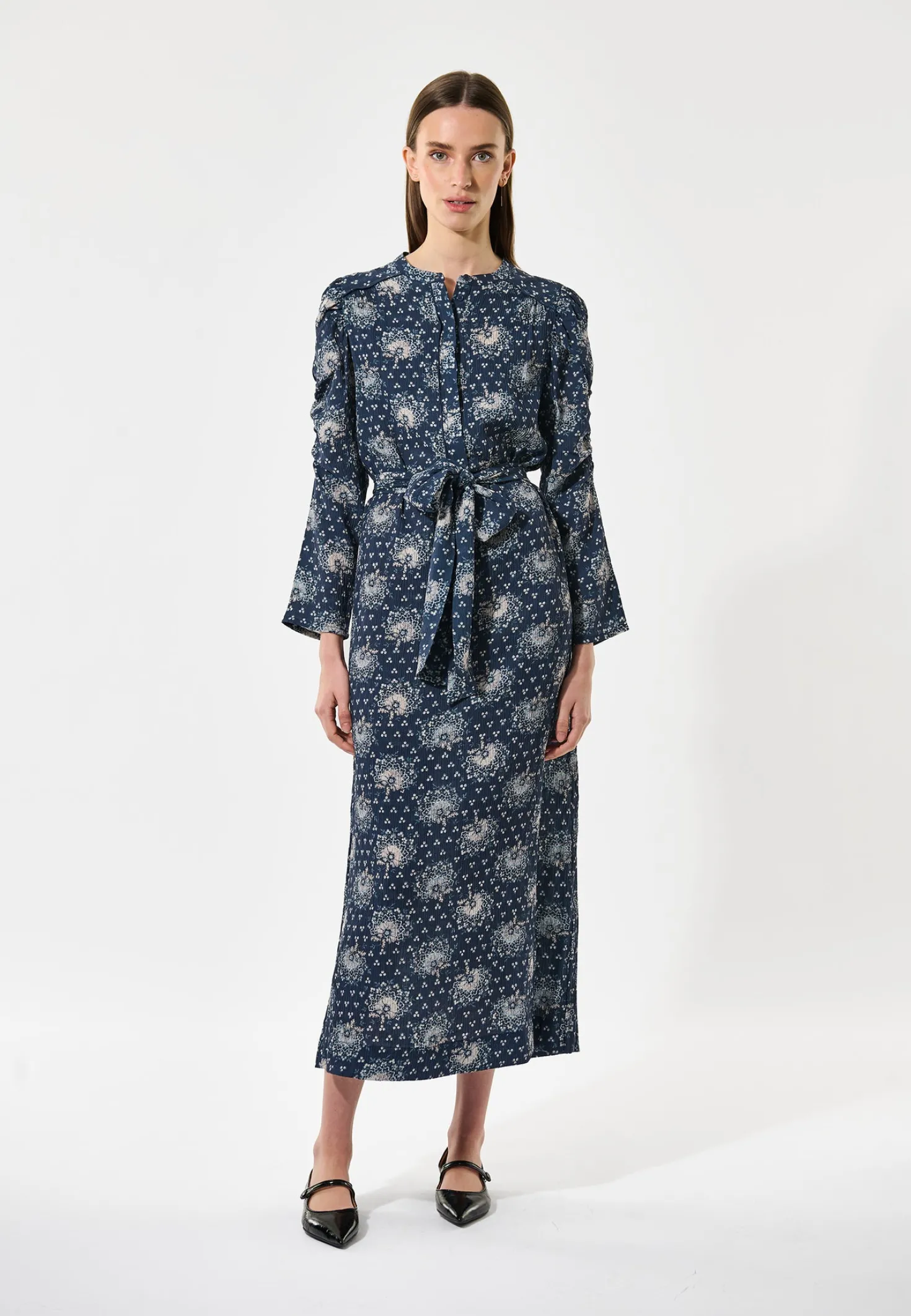 Yanna Ikebana Print Dress